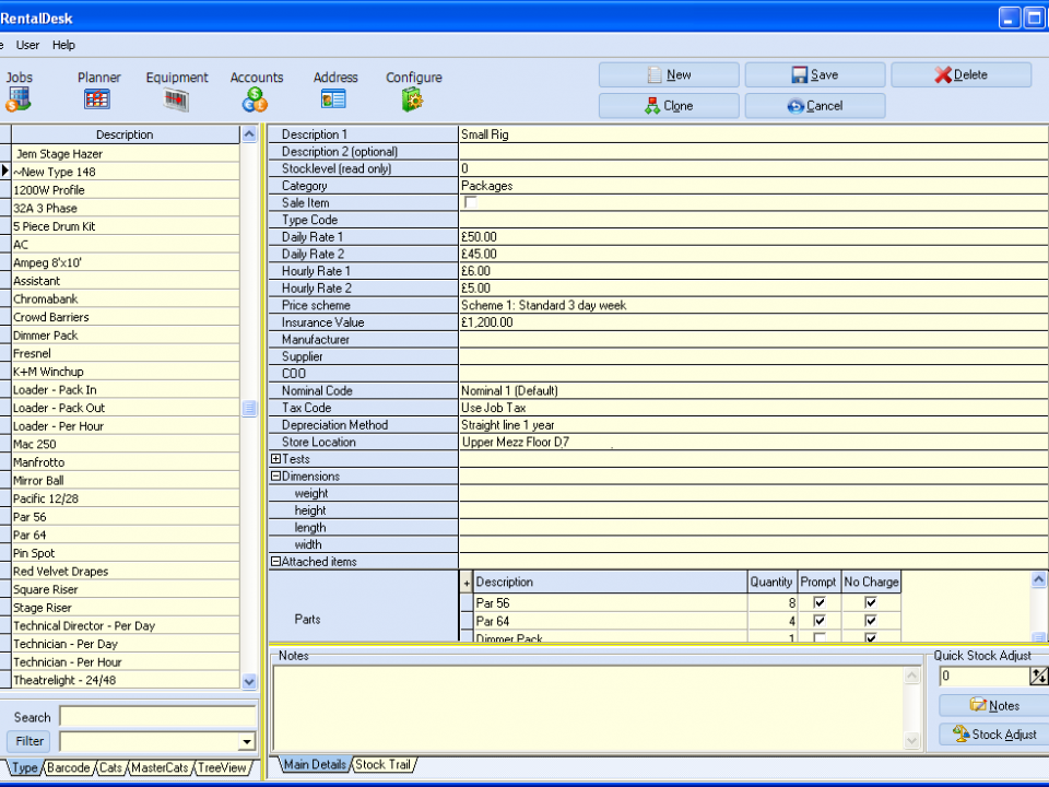 rental management software, equipment rental software and rental business software