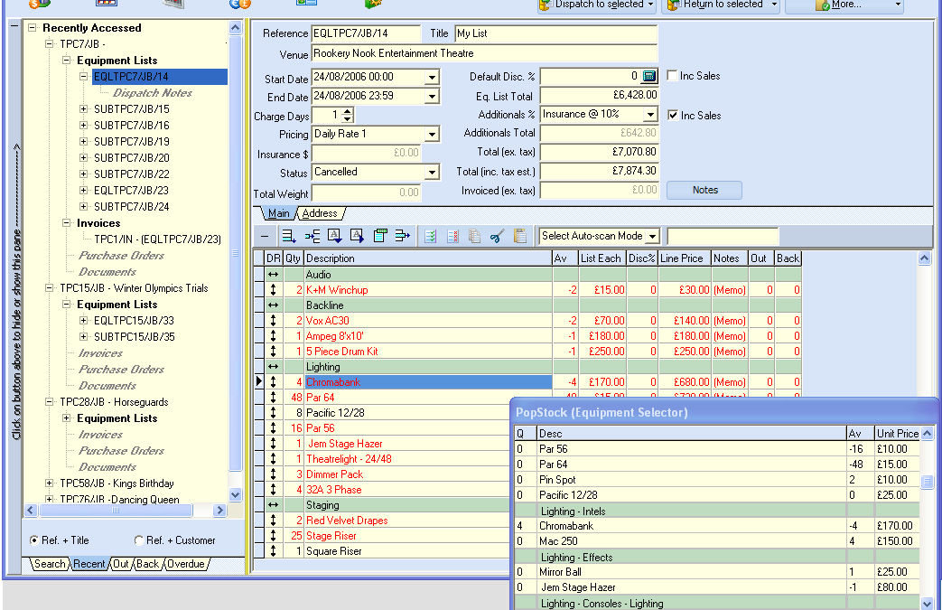 rental management software, equipment rental software and rental business software